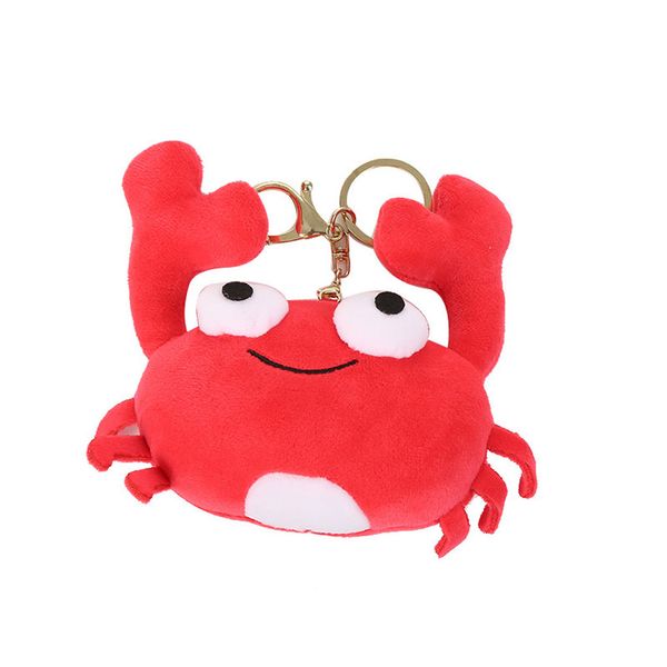 

crab plush toys pendant doll keychain cartoon crab cute soft toys 4.7 inch simulation animals plush toys for girls funny gifts