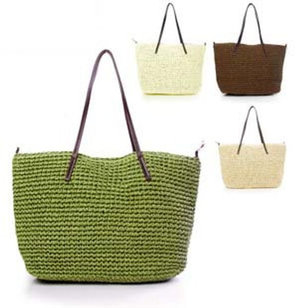 

2013 new minimalist hand-made crochet straw bag beach bag special