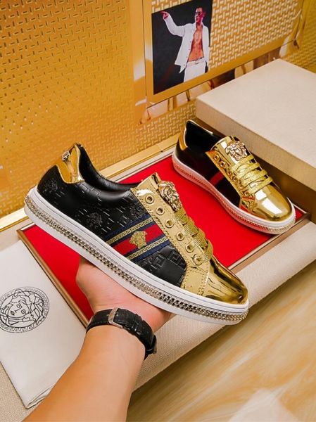

2019x summer trend high-end brand fashion running mens belt low-casual shoes, personality wild sports shoes, yards: 38-44
