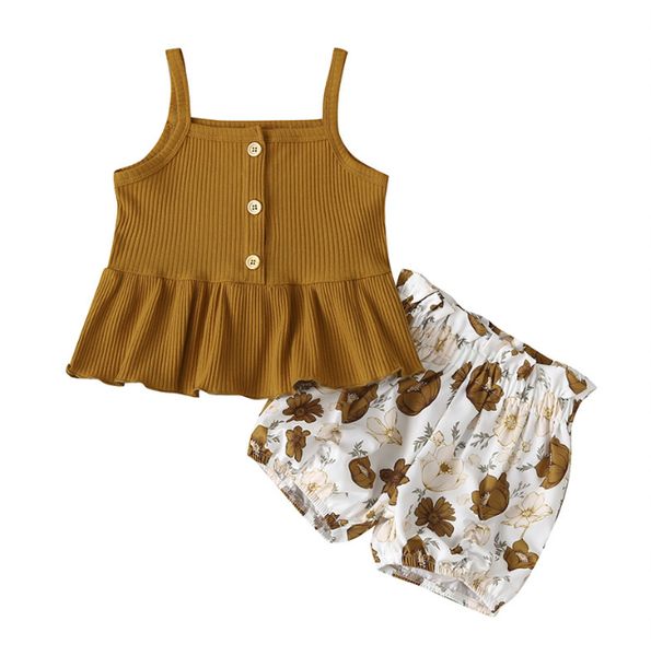 

baby girl одежда лето без рукавов вязаного жилет топы платья цветка шорты брюки сладких девочки цветочного outfit set, White