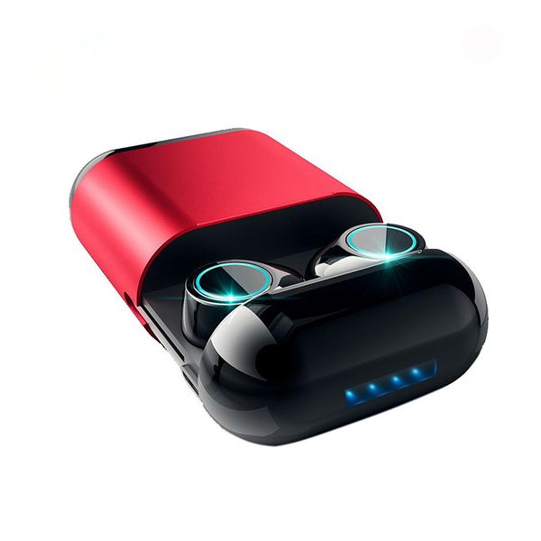 

S7 Bluetooth Headset TWS Earbuds Wireless Sports Bluetooth Headset Stereo Portable Headphones with Microphone Charging Box