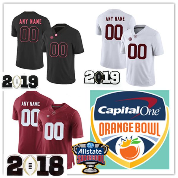 

Mens Custom Alabama Crimson Tide College Football Jerseys Stitched Red White NCAA SEC Alabama Crimson Tide Personal Jersey S-3XL