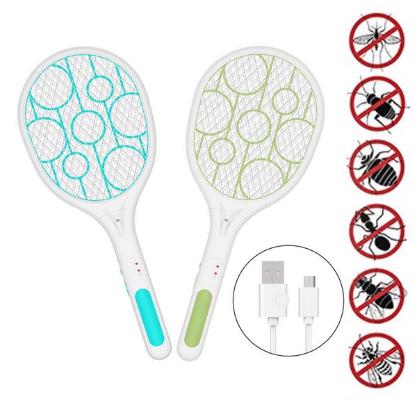 

usb chargerable home electric fly mosquito bug zapper swatter mosquito killer safety mesh cordless anti mosquito bug zapper