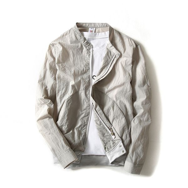 

summer jacket spring mens reflective thin hooded jacket fashion men sun protection coat windbreaker baseball outerwear, Black;brown