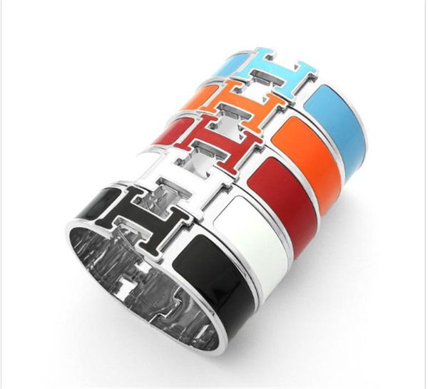 

new arrival 316l titanium steel bangle brand name for women and man genuine leather bangle with v shape design in 23cm for women bracelet1, Black