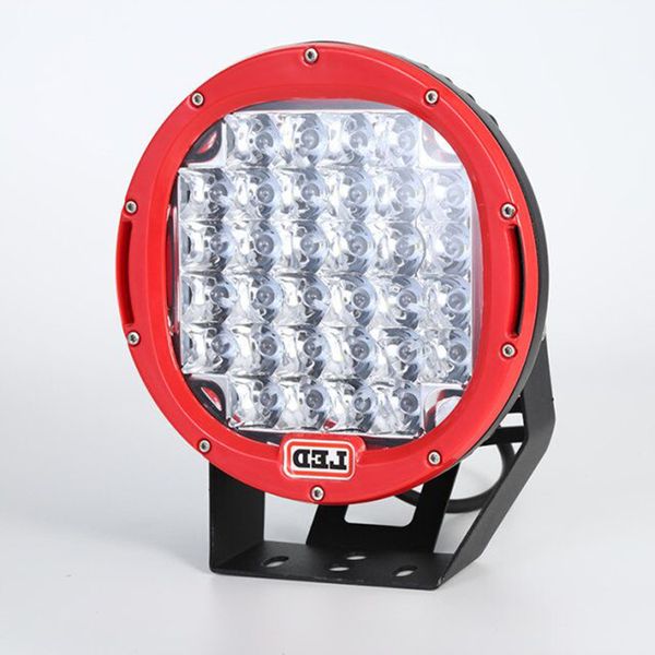 

led pods light bar 9inch round 185w 15000lm waterproof spot beam work light off road lights driving for truck wrangle