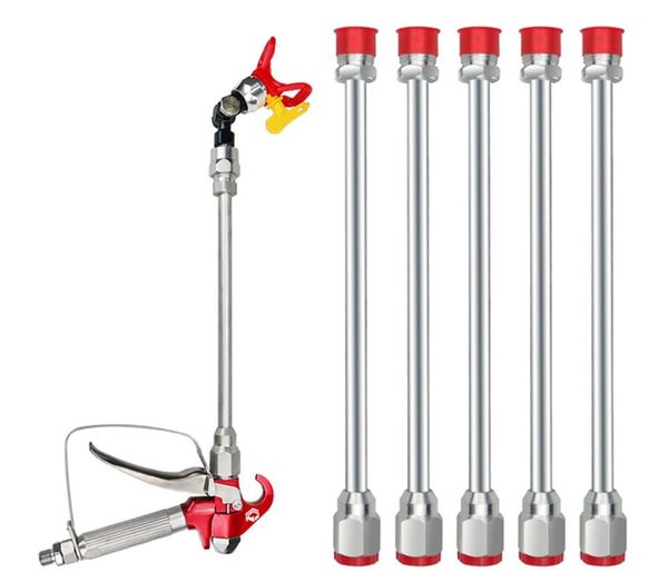 

20/30/50/75cm extension pole rod for spraying machine airless paint spray gun tip aluminum alloy tool sprayer extension rod