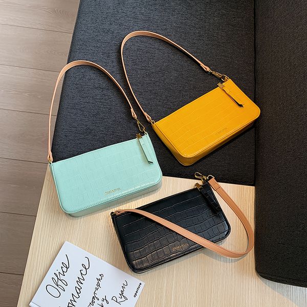 

fashion square crocodile pu leather design crossbody bags women small handbag small bag hand bag ladies designer evening bags t200409