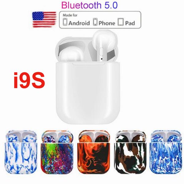 

i9s tws air pods мини беспроводная гарнитура Bluetooth eraphones 5.0 беспроводные наушники с микрофоном PK i10 i7s для всех смартфонов