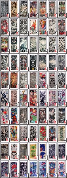 

fashion elastic tattoo sleeves riding uv care cool printed sun-proof arm protection glove fake temporary tattoo for men women