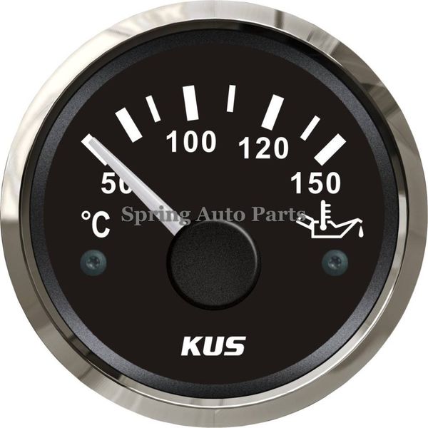 

kus 2" 52mm oil temp gauge 12v 24v ky14005 with backlight with temp sensor