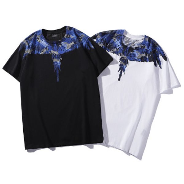

MB couple fashion tee 2020-Marcelo Burlon wings мужчины женщины с коротким рукавом Европа-Америка печать роскошная футболка повседневная культурная рубашка продажа