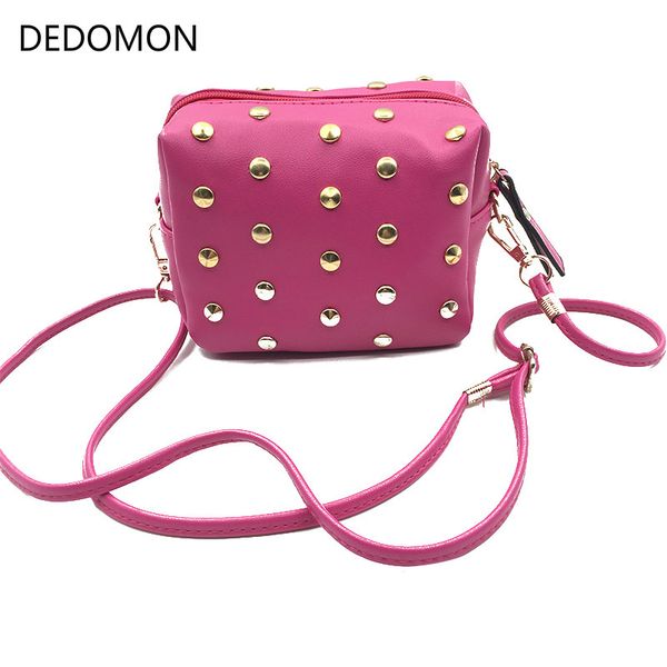 

women mini fashion luxury clutch ladies mobile evening purse famous designer new rivet casual crossbody shoulder messenger bags
