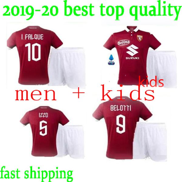 

And kid 19 20 torino fc maglia da calcio turin belotti izzo falque nkoulou 2019 2020 occer jer ey home away third maillot de footba