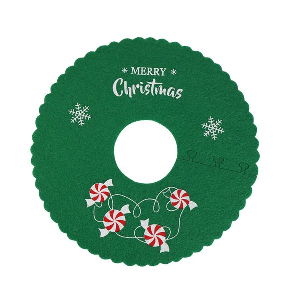 

12*round christmas tree skirt carpet floor base mat xmas home party decoration net beat seelling 2019