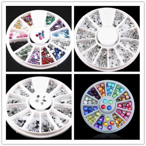 

nail art decorations 1pcs sell kawaii 1 box of gold flash light paillette sequins color henna decoration nails diamond art/decorations, Silver;gold