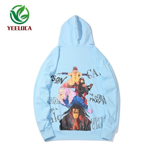 

2019 autumn winter dropshipping naruto anime hoodie casual hip hop harajuku oversized sweatshirt, Black