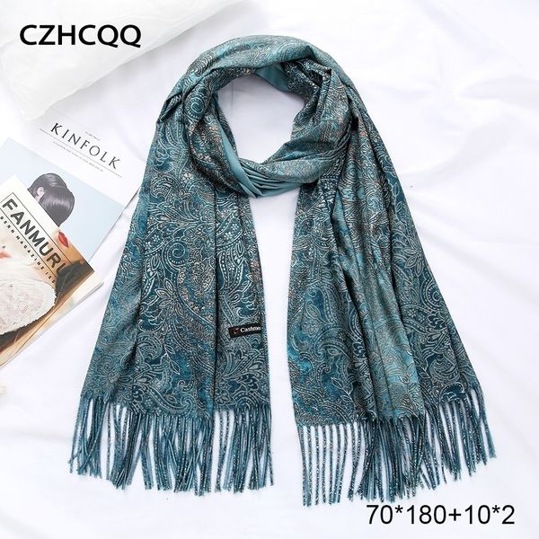 

winter cashmere scarf women foulard wool kerchief bandana sjaals voor dames trumpet plaid poncho women scarf for ladies t191213, Blue;gray
