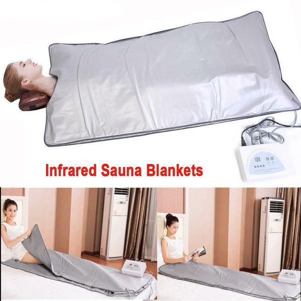 

far infrared blanket slimming sauna blanket weight loss body detox home body lymph drainage fir 2 zones