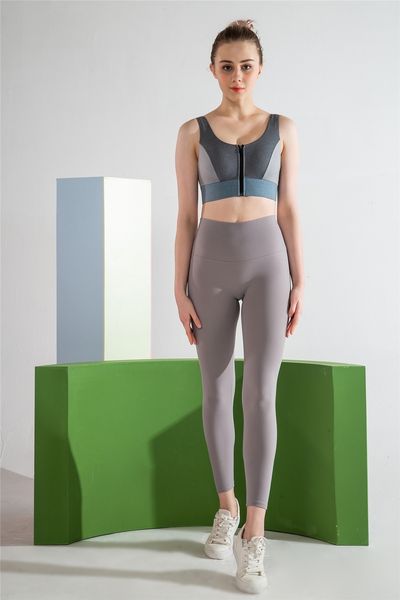 

pow mall] women seamless yoga fitness leggings linen yoga pant running sports high waist pants trouser, White;red