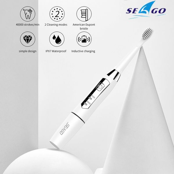 

seago electric toothbrush ipx7 waterproof 3 in 1 battery tooth brushes sonic gum health ultrasonic electric brush
