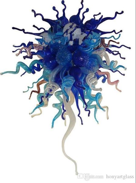

ac led bedroom lamp multi colored art decor 100% hand blown glass pendant lighting