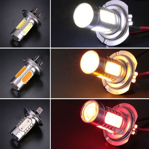 

car auto van h7 4smd led super ultra bright led brake turn fog lamp bulbs