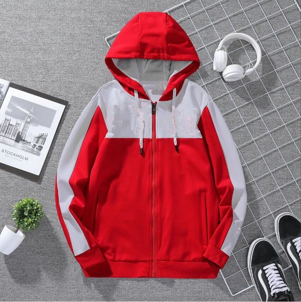 

2020 new lp1618 autumn hoodies sweatshirts men long sleeve pocket patchwork pullover strappy hoodie sweatshirt blouse top, Black