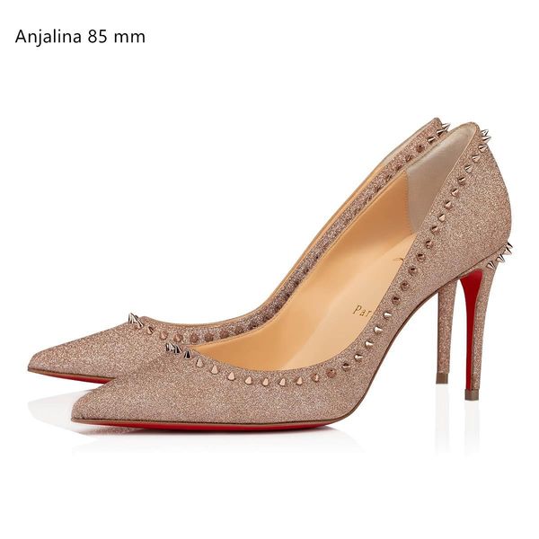 

women shoes spring summer new nude net yarn water diamond sequins shallow stiletto heels bride wedding shoes bridesmaid shoes 3636, Black