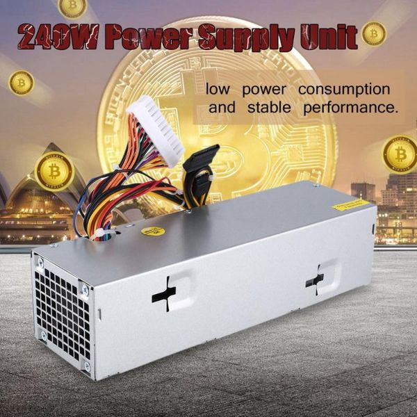 

240w deskpower supply car unit psu for dell optiplex h240es-00 h240as-00 ac240es-00 ac240as-00 l240as with cooling fan hot