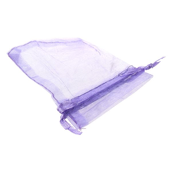 

100 pack purple organza gift bags