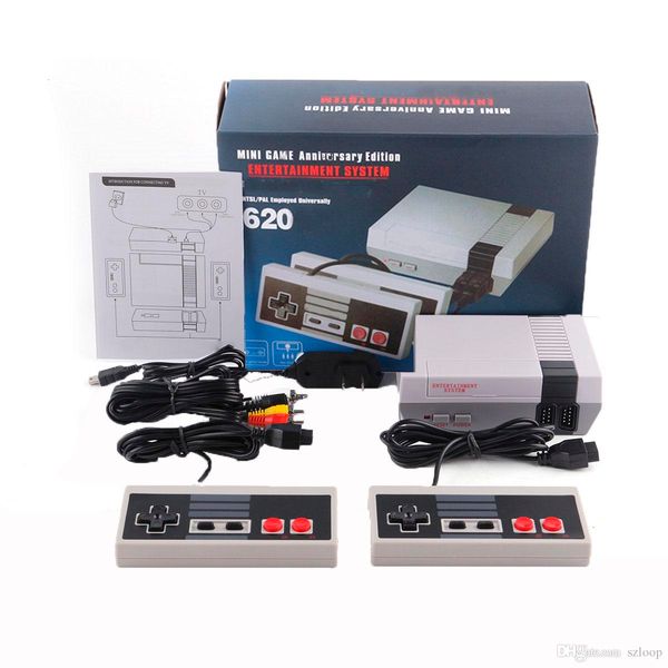 

new arrival mini tv can store 620 500 game console video handheld for nes games consoles with retail boxs dhl