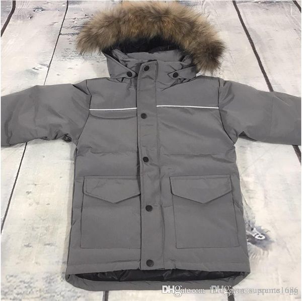 

brand winter coat boys clothing 100% duck's down down jacket for girls clothes children clothing outerwear winter jackets coats 3-12yea, Blue;black