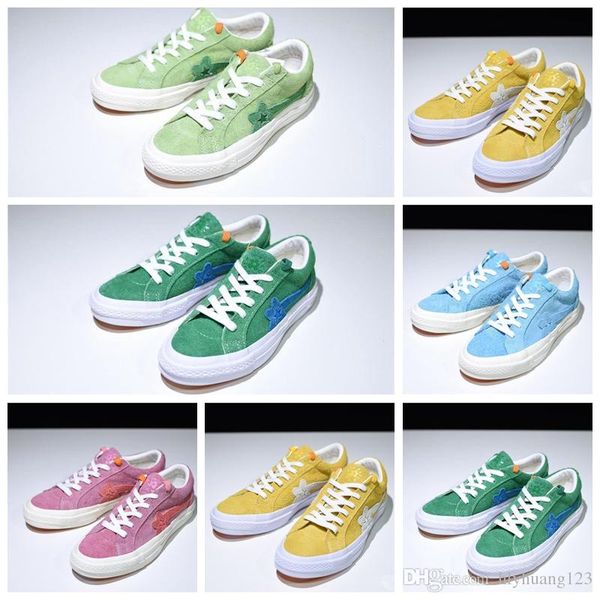 

star x tyler golf le fleur low conver men's canvas shoes laced up casual shoes woman fashion gym sneaker shoes