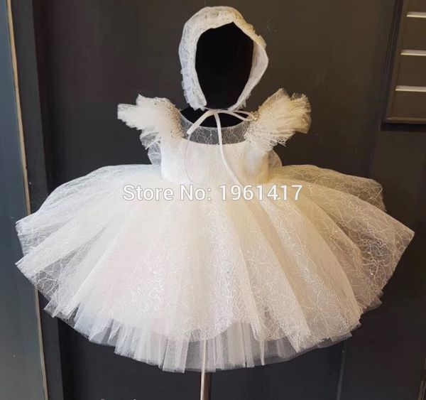 

baby toddler sequins lace dress suit dress for 1st first baby girl birthday outfits infant christening gown 2 pieces dress+hat, Red;yellow