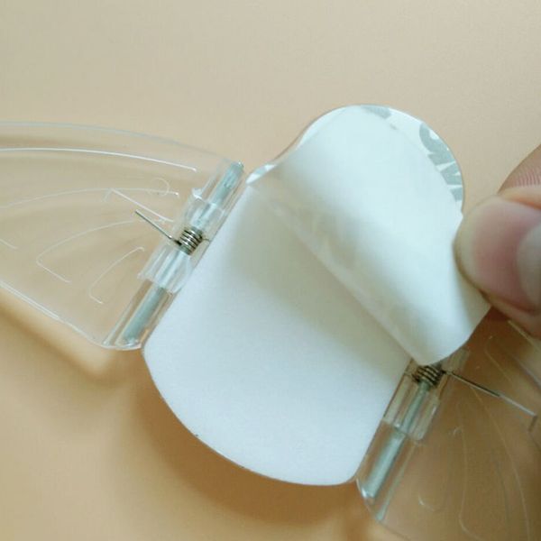 

2pcs door easy to use durable window lock safety protection butterfly children baby care cute decoration sliding limiter