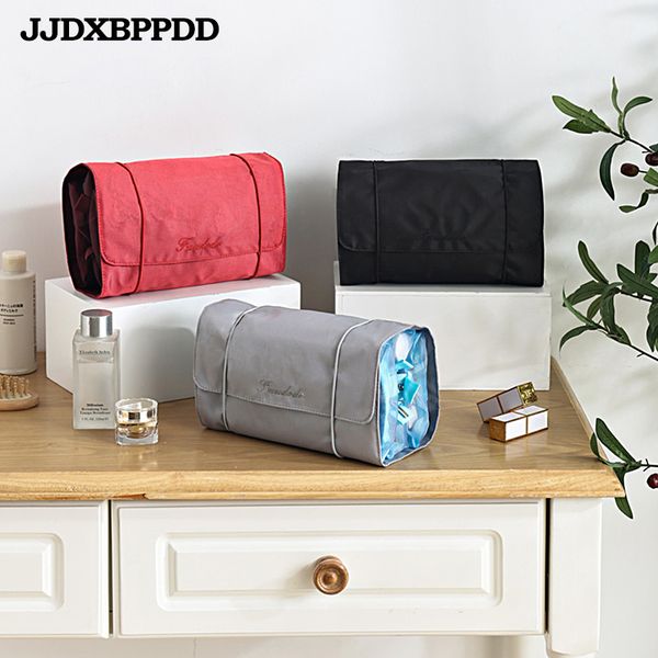 

makeup bag women bags men large waterproof nylon travel cosmetic bag organizer case necessaries make up wash toiletry