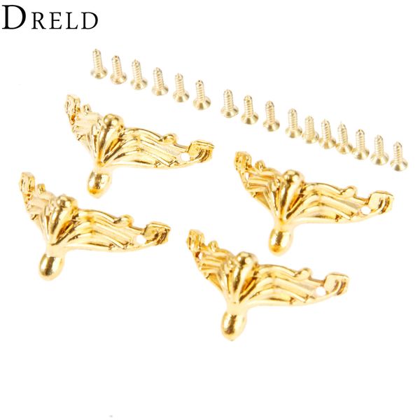 2019 Reld Gold Decorative Corner Bracket For Furniture Jewelry