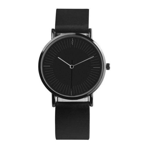 

simple waterproof watch, Slivery;brown