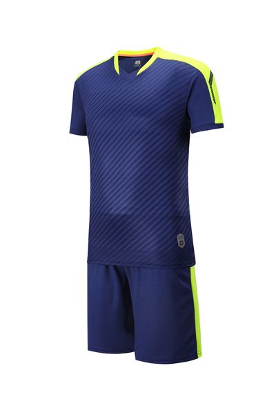 

discount men training football sets with shorts uniforms reversible football jerseys for that home and away look kits sports c12-45, Blue;black