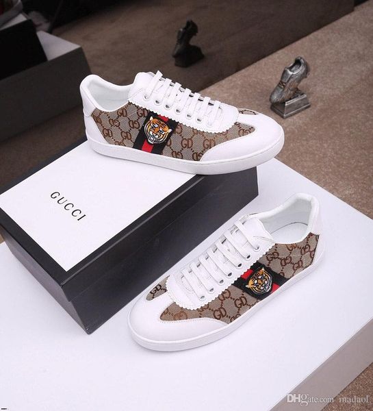 

20ss autumn new fashion men's shoes breathable skid flats shoes wild fashion low help sneakers men casual shoes zapatillas hombre yecq1, Black