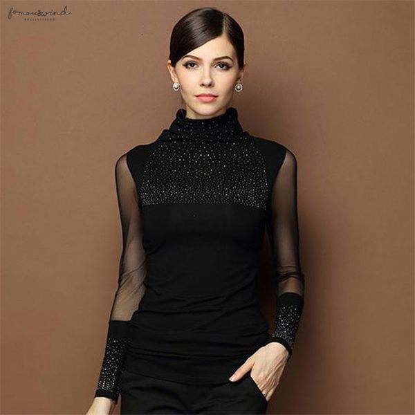 

3xl autumn lace openwork women slim plus size blouse long sleeve casual shirt beaded women clothing, White