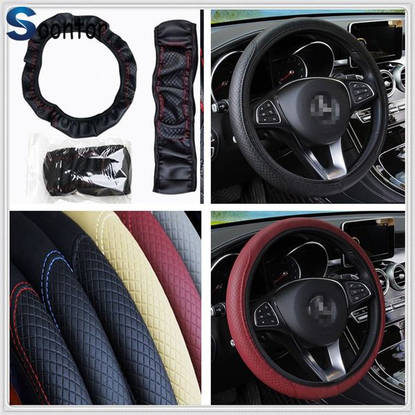 

car 38cm steering wheel artificial leather cover for corsa antara meriva zafira insignia mokka optima rio5 rio k2 k4 k5