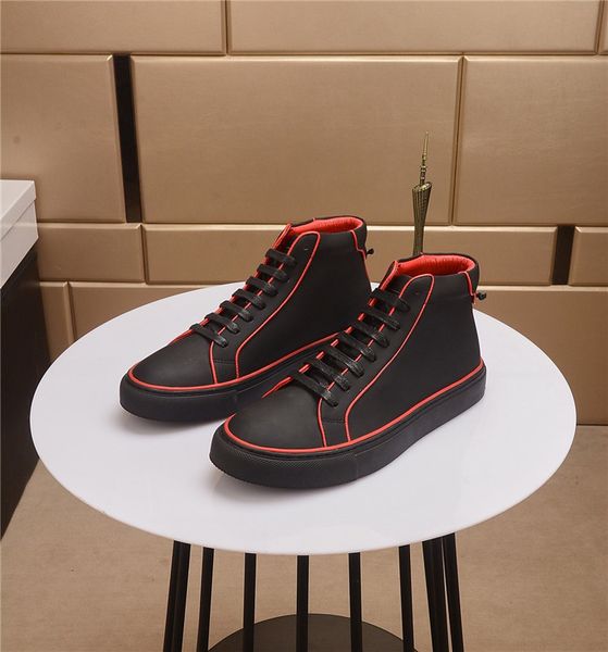 

luxury platformdesigner men's shoes wild vintage loafers driving shoes moccasins fashion hi-men's casual shoes 01, Black