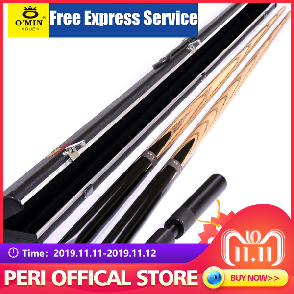 

o'min classi one piece billiard snooker cue 9.5/10mm tip professional ashwood shaft billar with excellent gifts