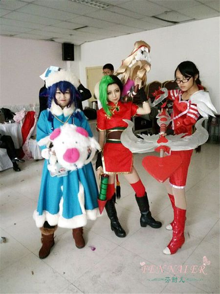 

lol league of legends dragon flames золото зеленый черный хвост двойной парик jinx косплей, Black