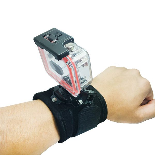 

360 degrees rotation protection hand wrist strap mount for gopro hero 6/5/4/3 +/3 for go pro sjcam