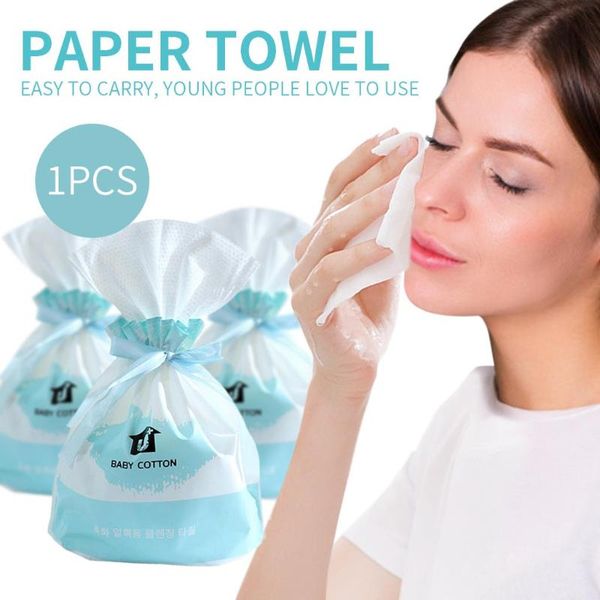 

cleaning cloths cotton disposable towel face wash skin-friendly travel 100pcs