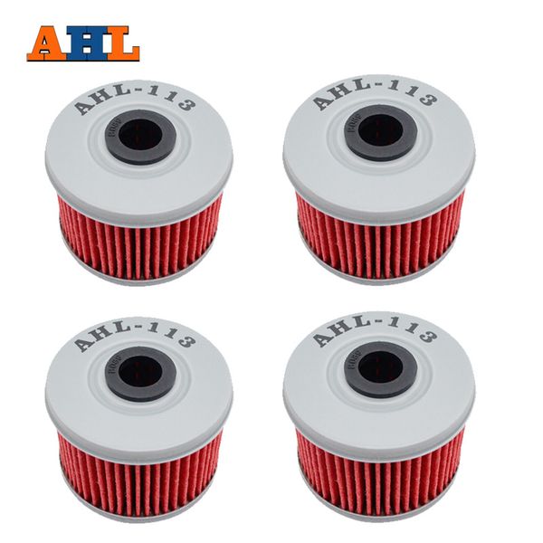 

ahl 4pcs oil filters for trx300 fourtrax trx350 sportrax trx400 foreman trx420 fourtrax rancher trx450 trx500 rubicon