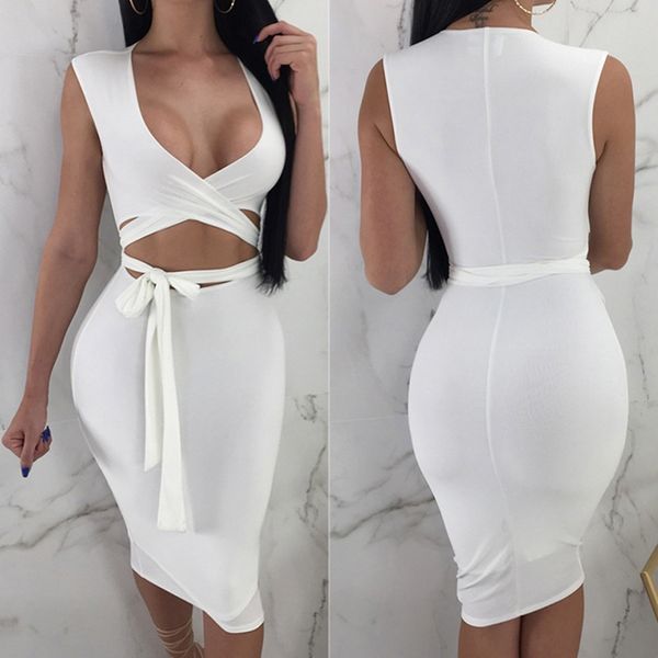 

summer dress women sleeveless hanging neck strap bag hip dress elegant fashion bodycon nightclub party, Black;gray